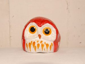 Gufetto rosso 6 cm