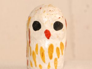 Gufetto bianco 3 cm e mezzo