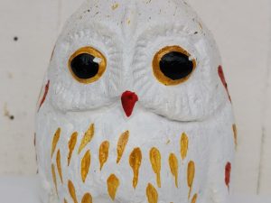 Gufetto bianco 9 cm