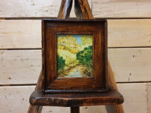 Quadro Valle d'Arano in autunno CON CORNICE