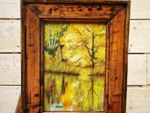 Quadro Riflessi con cornice