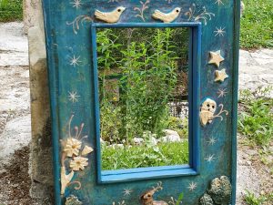 Specchio azzurro (46,5x37 cm)