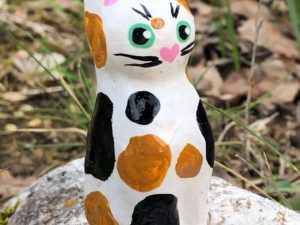 Gattino di ceramica calico